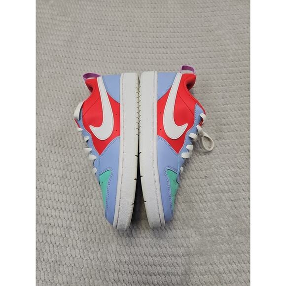 Nike Shoes Youth Size 5.5 Court Borough Low Recraft Cobalt Bliss Sneaker - Picture 6 of 10
